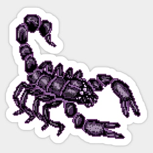 Scorpion Pixel Art Sticker